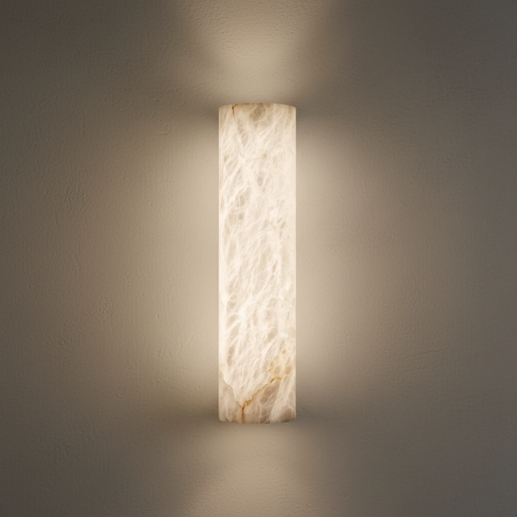 Morylighting Alabaster Linear Wall Sconce - Background Shot