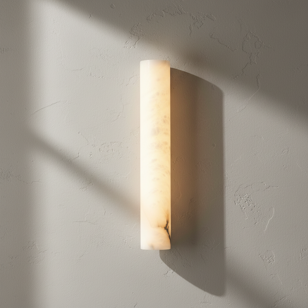 Morylighting Alabaster Linear Wall Sconce - Background Shot