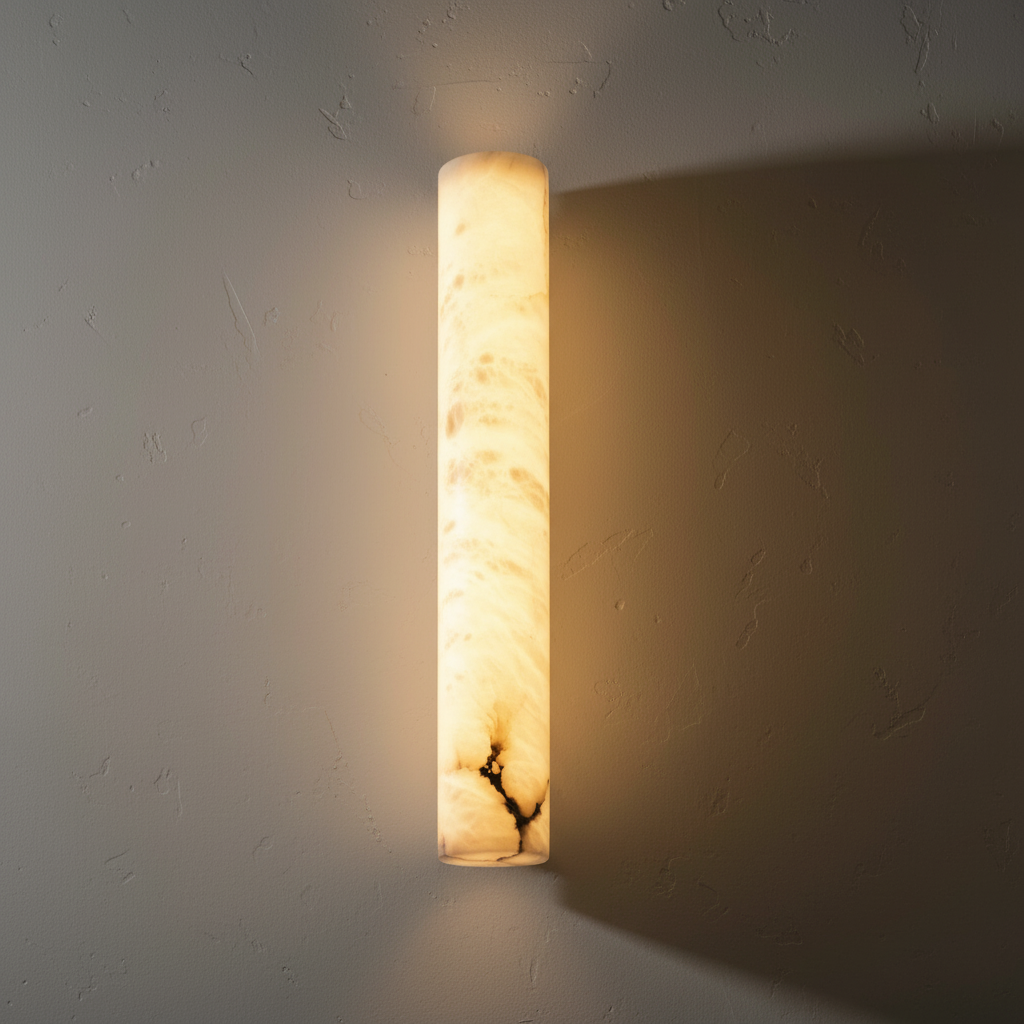 Morylighting Alabaster Linear Wall Sconce - Background Shot