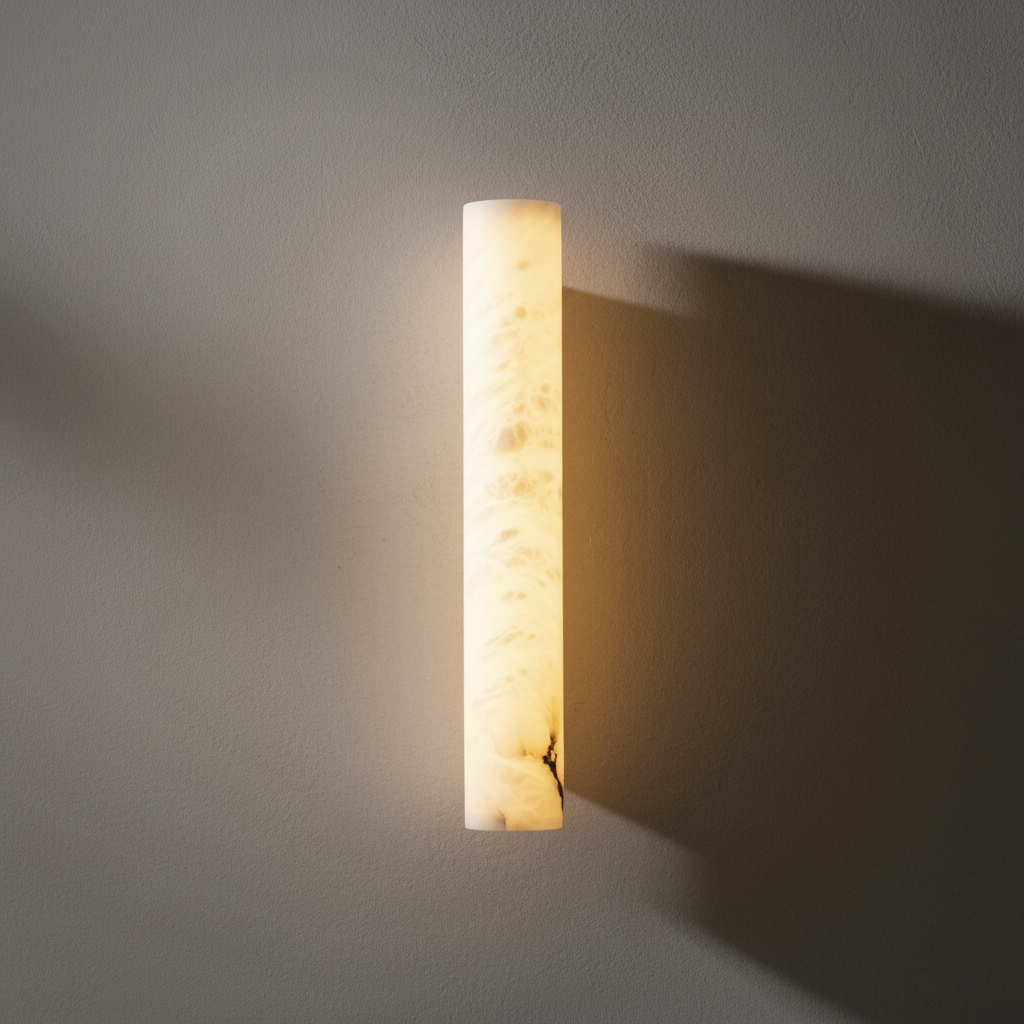 Morylighting Alabaster Linear Wall Sconce - Background Shot