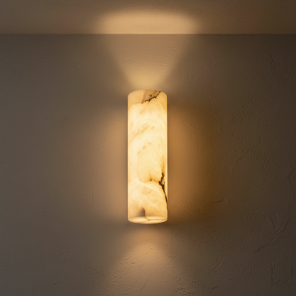 Morylighting Alabaster Linear Wall Sconce - Background Shot
