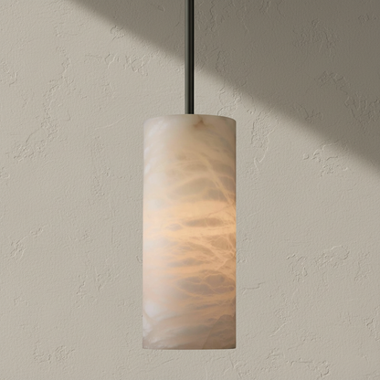 Morylighting Alabaster Cylinder Pendant - Background Shot