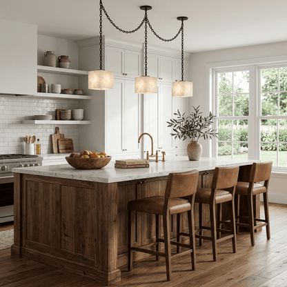 Cascade Chain Cube Chandelier