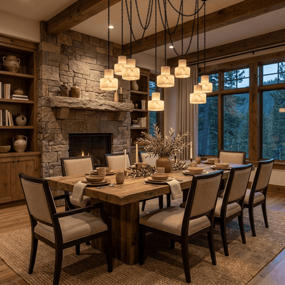 Multi-Tier Chain Drum Pendant Lamp
