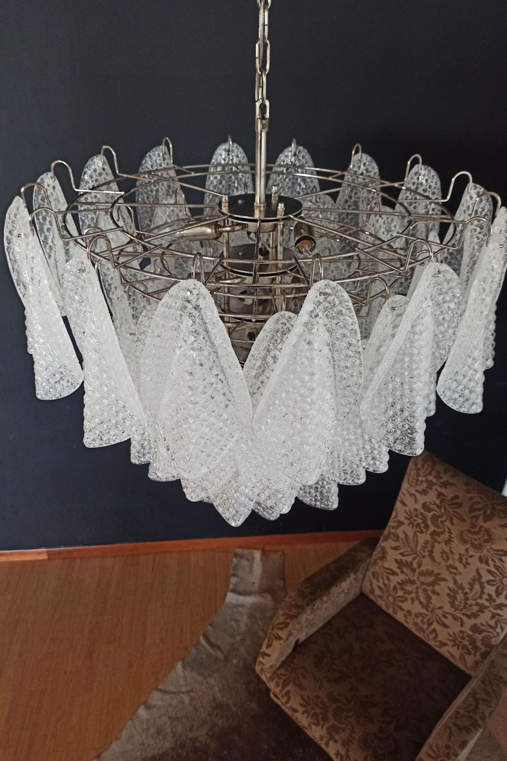Rondini Transparent Art Glass Chandelier - view 17 | morylighting