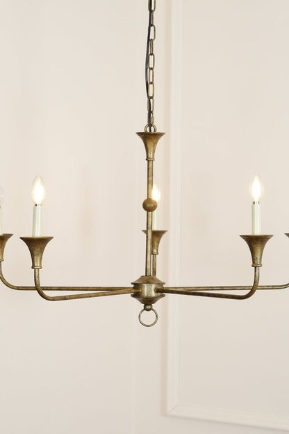 Rustic Vintage Cecil Chandelier - view 11 | morylighting