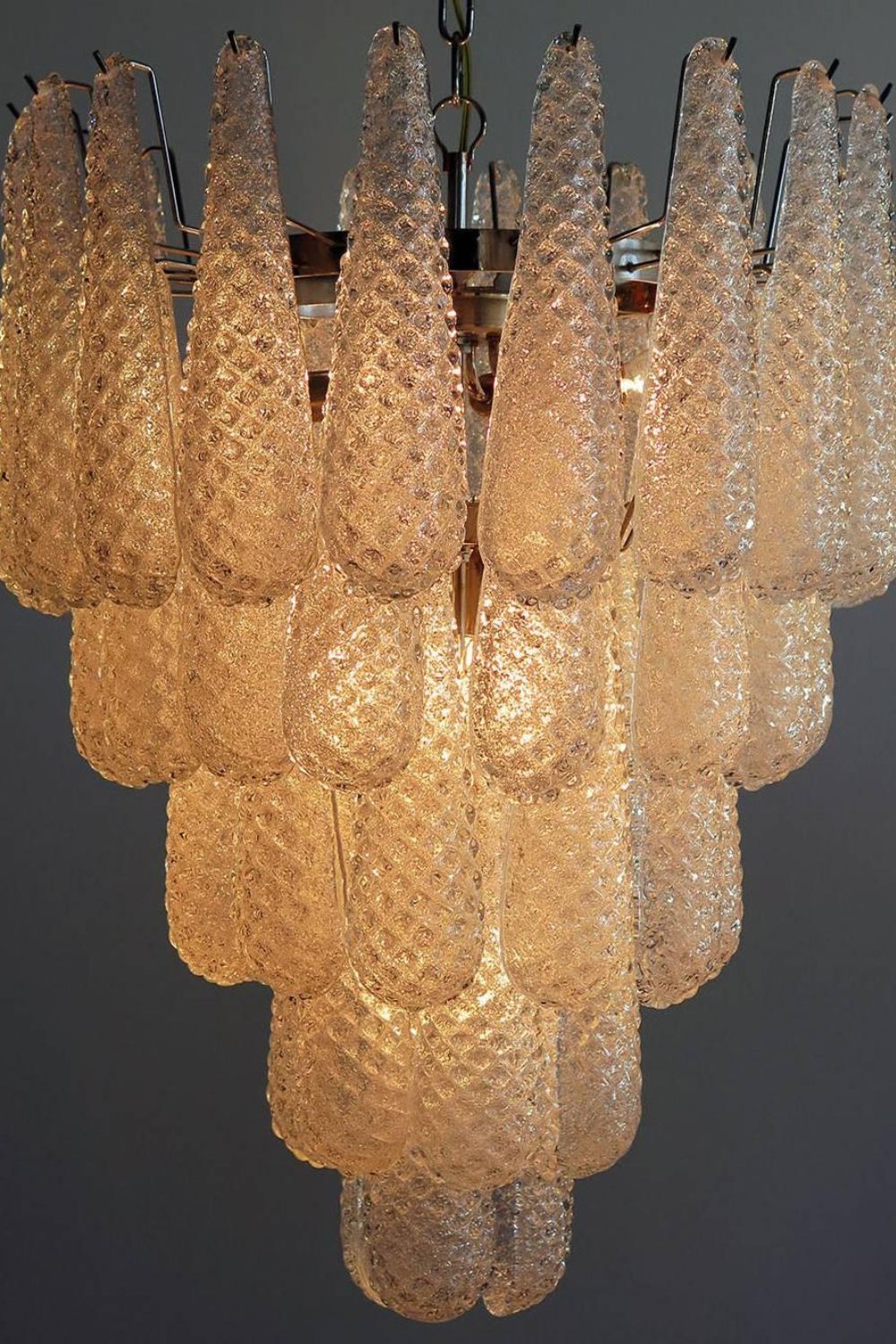 Murano Honeycomb Glass Chandelier - morylighting