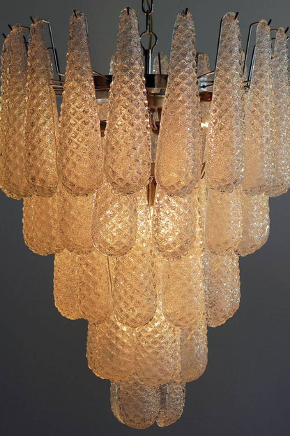 Murano Honeycomb Glass Chandelier - morylighting