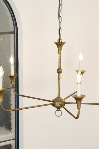 Rustic Vintage Cecil Chandelier - view 13 | morylighting
