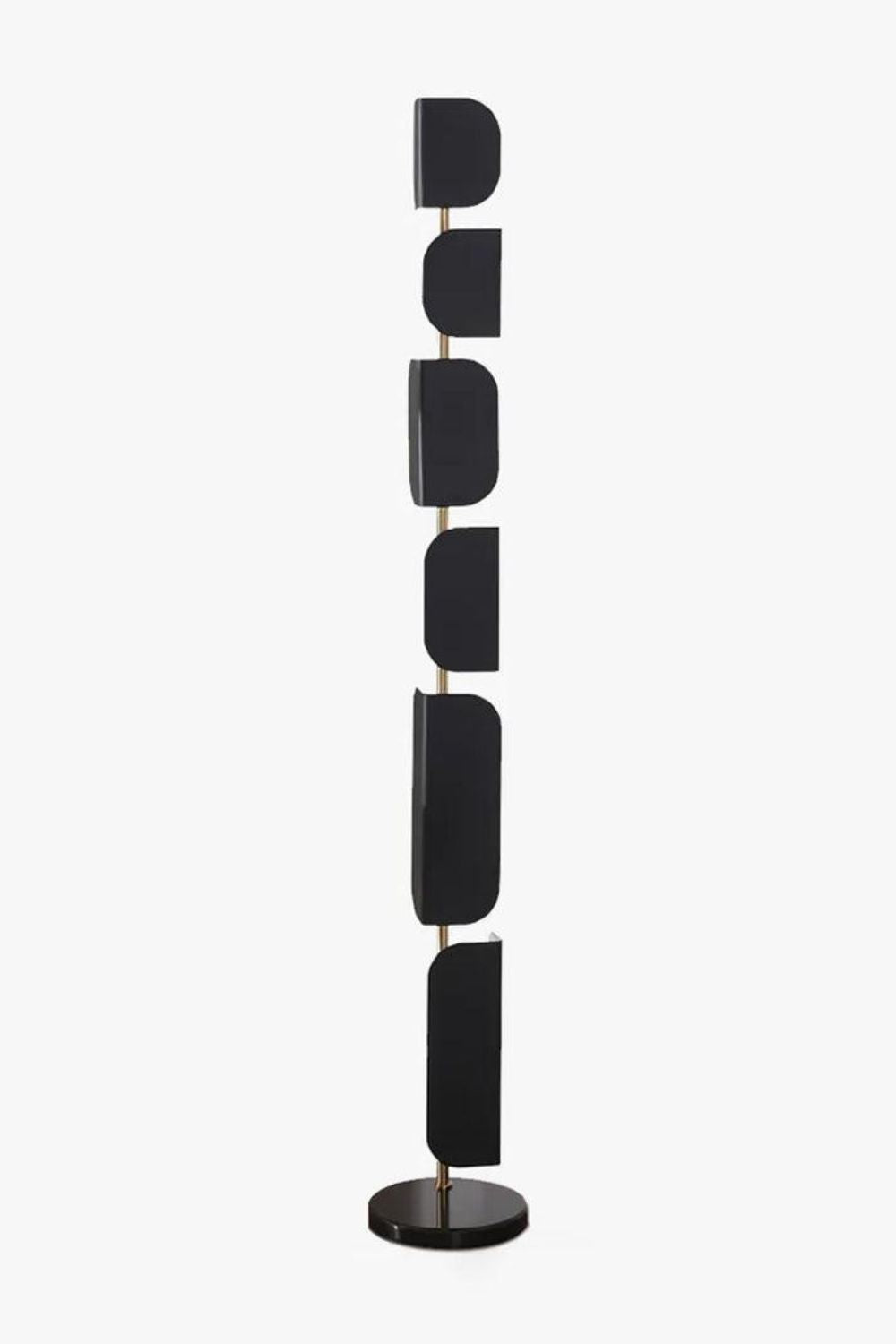 Leagan Stacked Panel Modern Floor Light - view 18 | morylighting