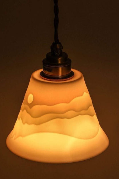 Mountains Shadow Ceramic Pendant Lamp - morylighting