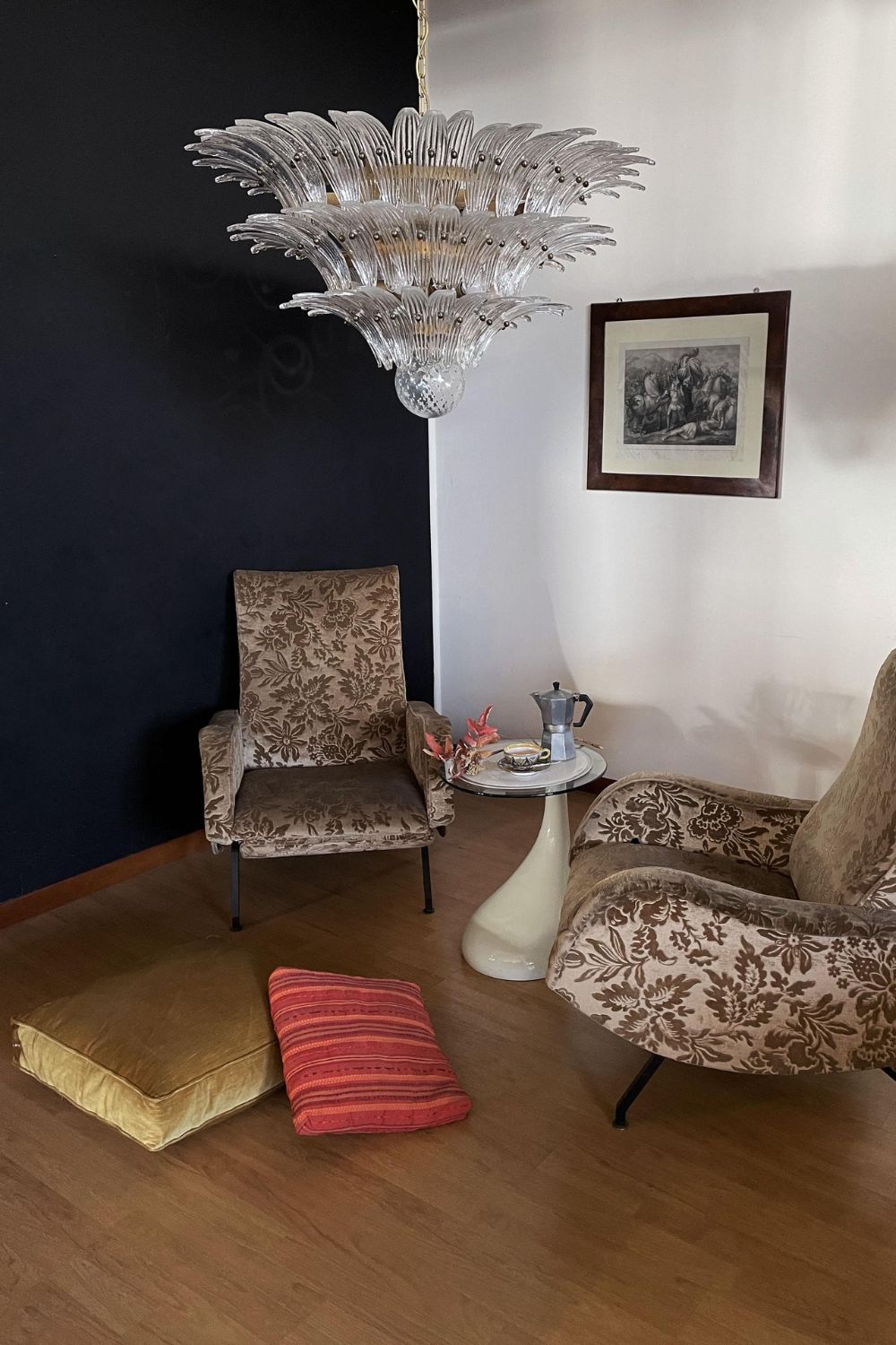 Italian Art Three-Tiered Palmette Chandelier - view 5 | morylighting