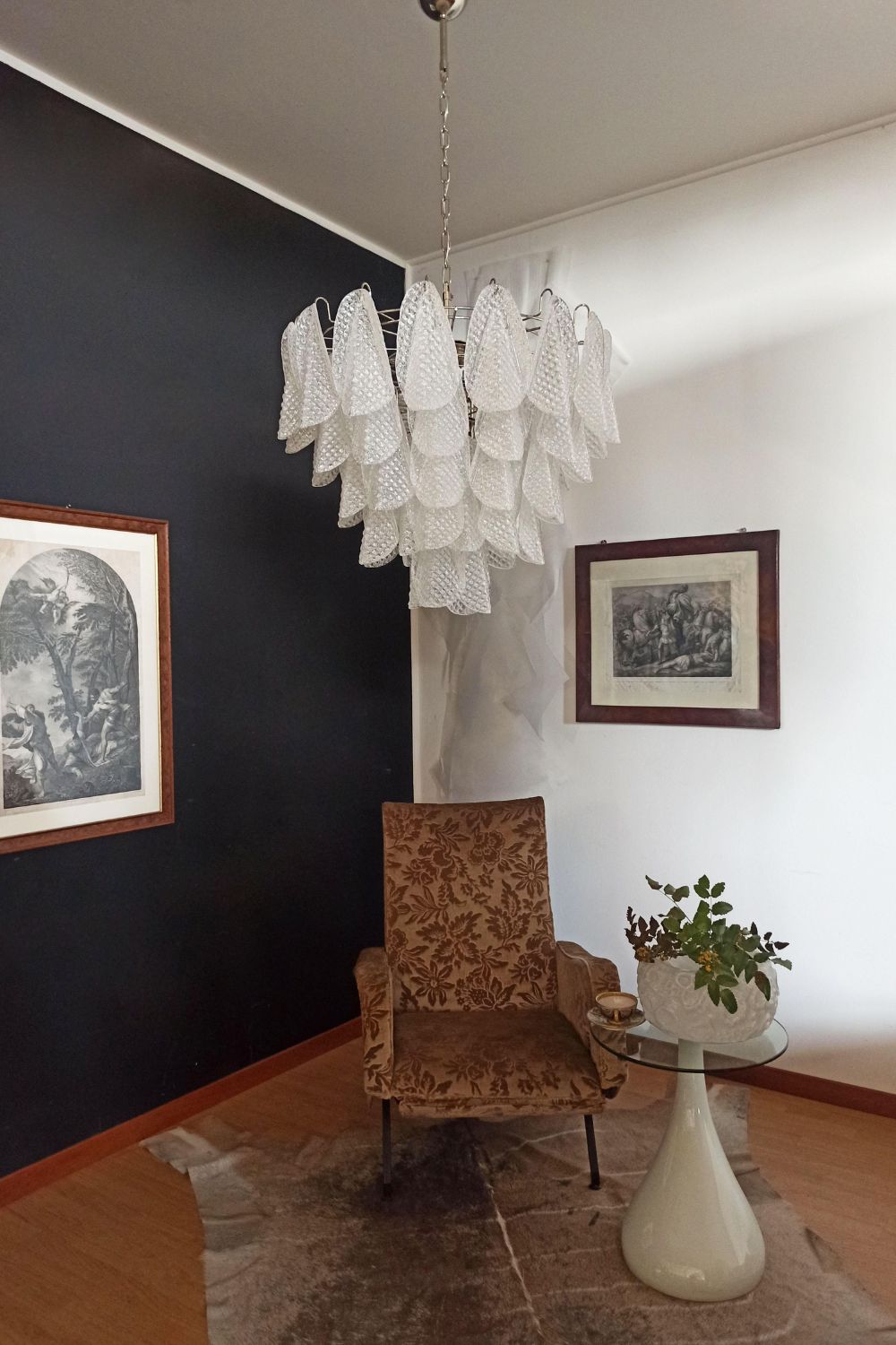 Rondini Transparent Art Glass Chandelier - view 3 | morylighting
