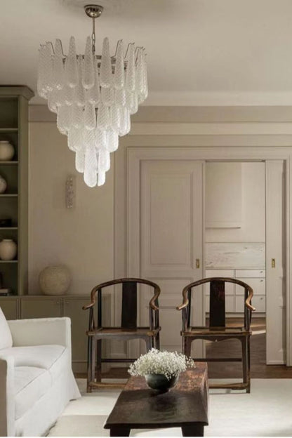 Murano Honeycomb Glass Chandelier - morylighting