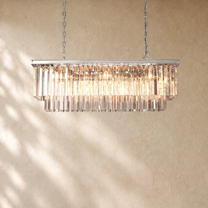1920s  Rectangular Chandelier 40" 49" 59"
