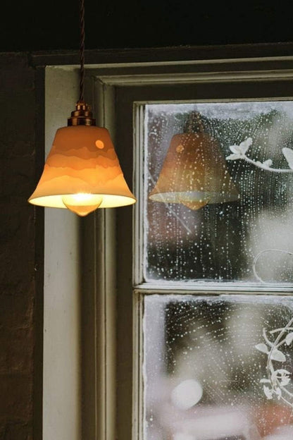 Mountains Shadow Ceramic Pendant Lamp - morylighting
