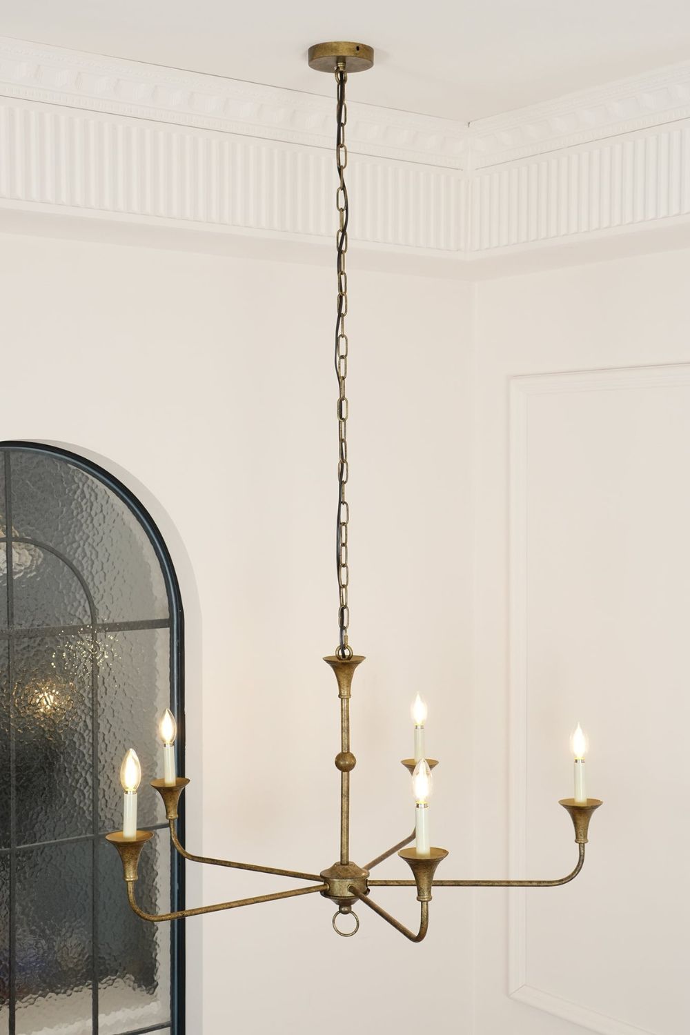 Rustic Vintage Cecil Chandelier - view 4 | morylighting