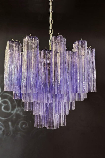 Amethyst Art Glass Pendant Chandelier - view 9 | morylighting