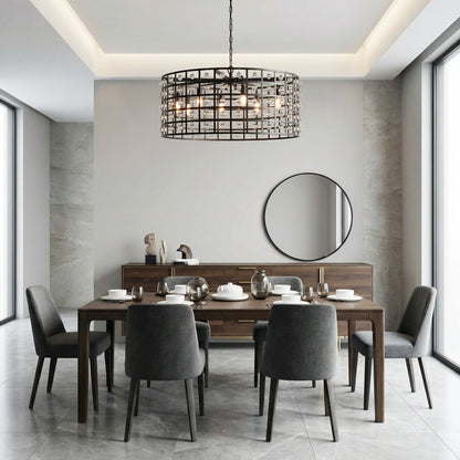 La Cage Round Chandelier 6/8/12 Light