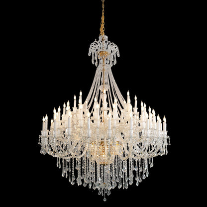 Morylighting Grand Italianate Crystal Candle Chandelier - Background Shot