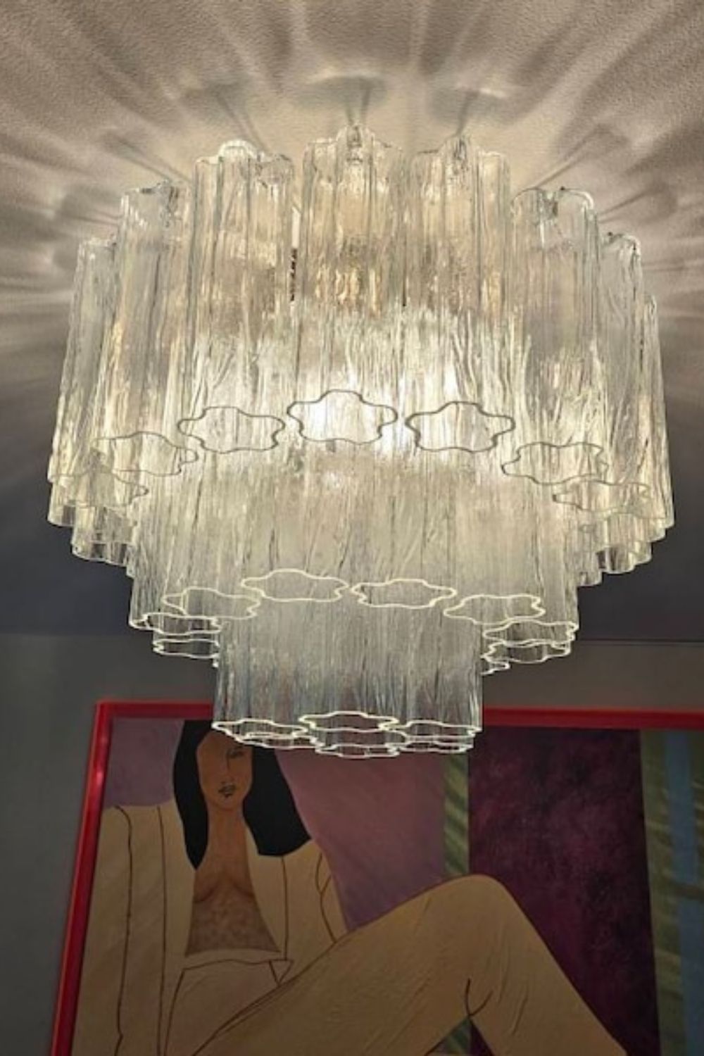 Art Trunci Glass Statement Ceiling Light - view 2 | morylighting