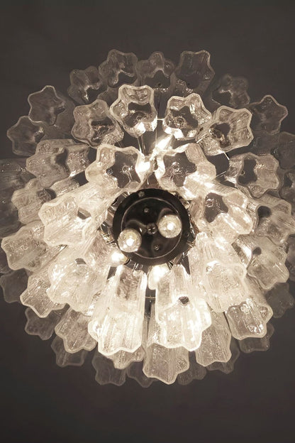 Art Venetian Clear Glass Tube Chandelier - view 13 | morylighting