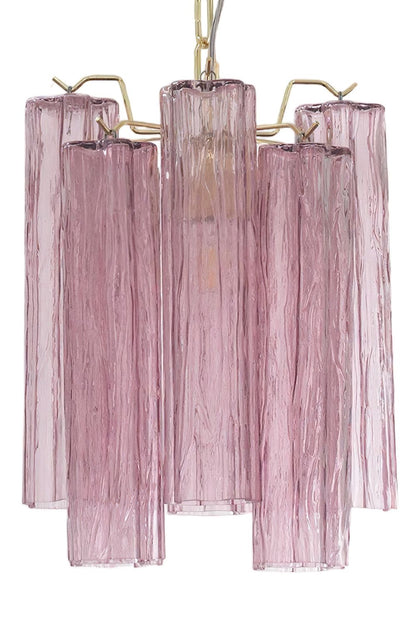 1990s Art Amethyst Glass Chandelier - view 12 | morylighting