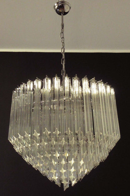 Contemporary Art Quadriedri Prism Chandelier - view 8 | morylighting