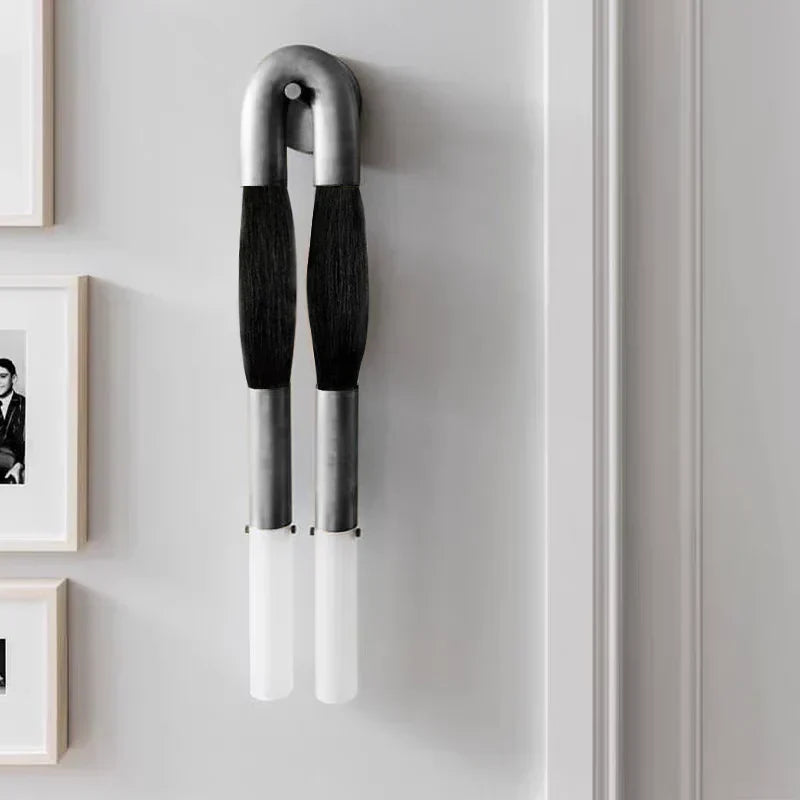 Double Head Antonia Horsehair Sconce