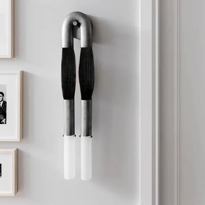 Double Head Antonia Horsehair Sconce