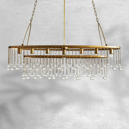 Aubrey 7 Light Oval Chandelier