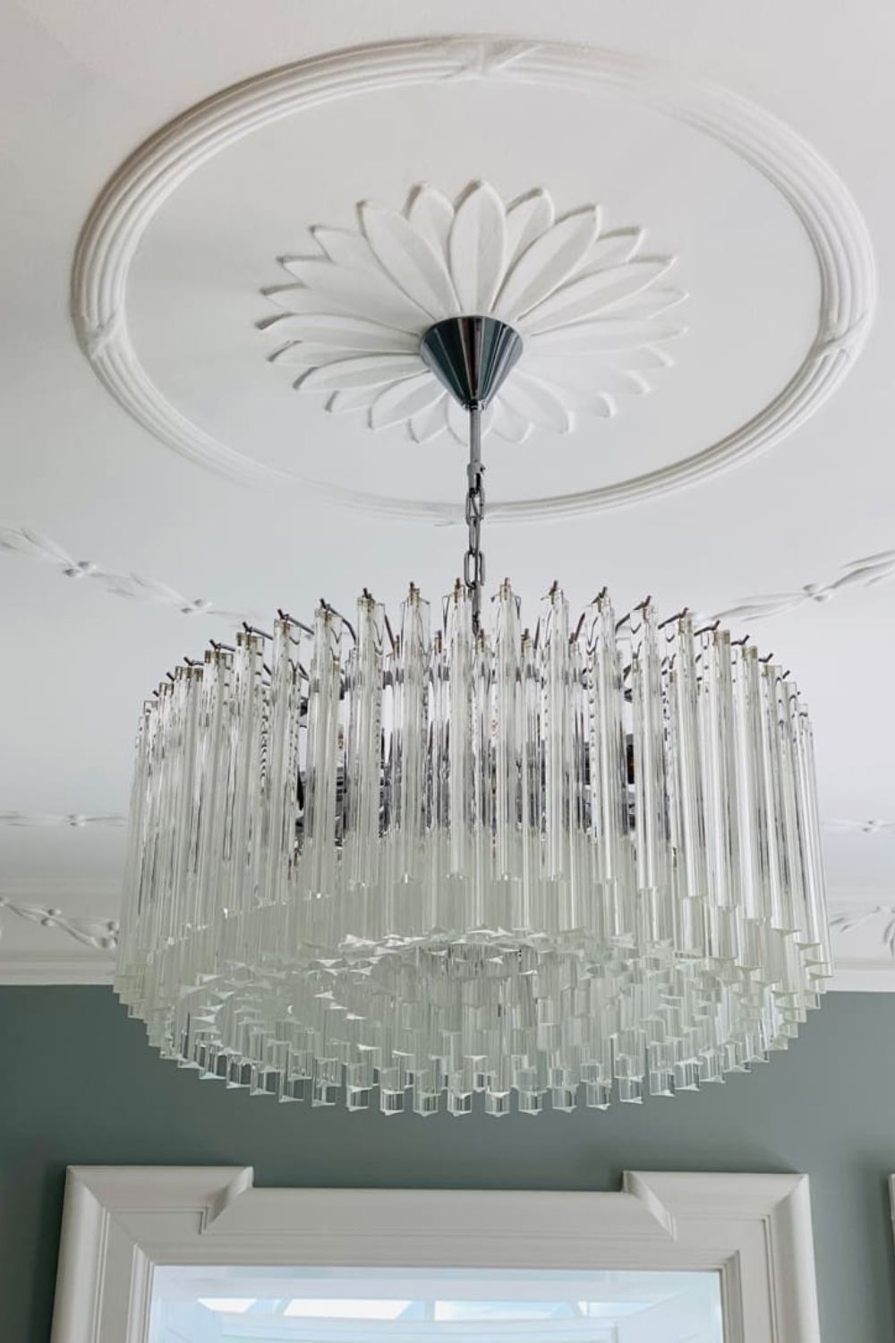 Art Transparent Prism Triedri Chandelier - view 6 | morylighting