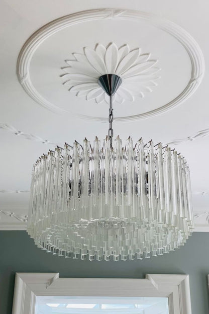 Art Transparent Prism Triedri Chandelier - view 6 | morylighting