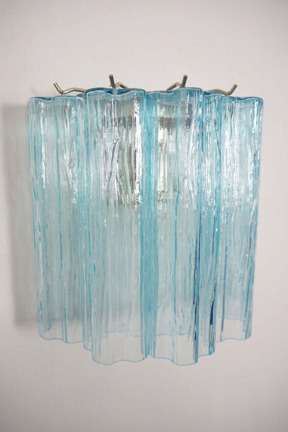 Blue Art Glass Tube Wall lamp - view 5 | morylighting