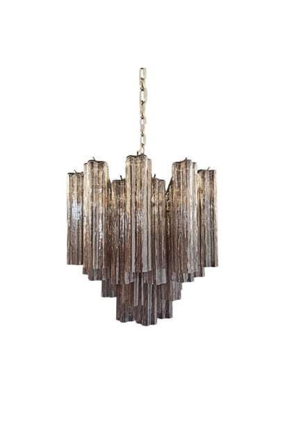 Smoked Art Glass 36-Tube Chandelier | morylighting