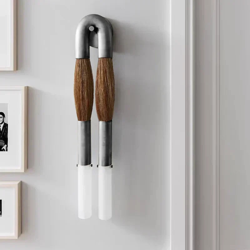 Double Head Antonia Horsehair Sconce
