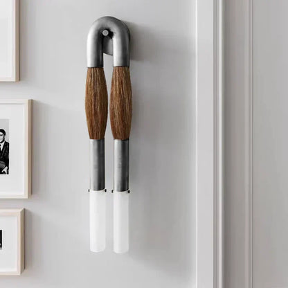 Double Head Antonia Horsehair Sconce