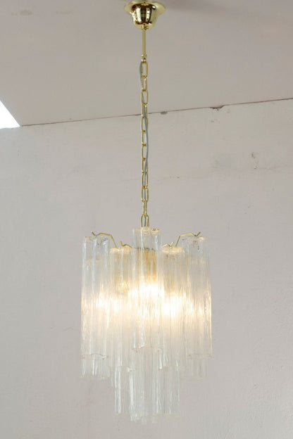 Tronchi Italy clear Art Glass Chandelier - view 3 | morylighting