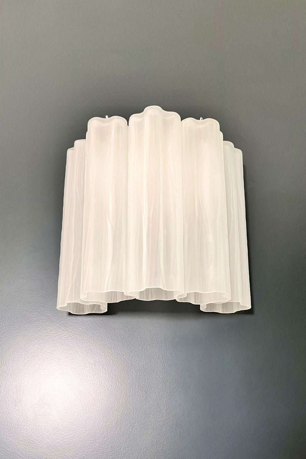 Frosted white Art glass tube wall Lamp - view 5 | morylighting