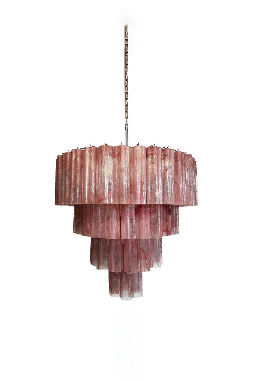 Art red cloud glass multi-layer chandelier | morylighting
