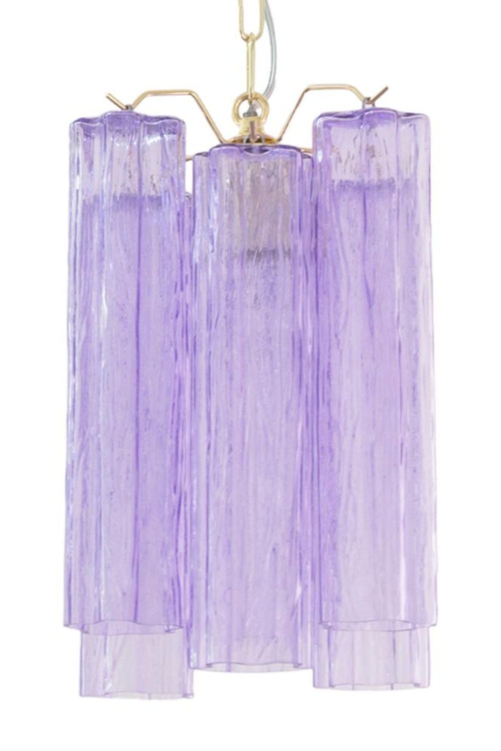 Italian Art Style Purple Tronchi Chandelier - view 14 | morylighting