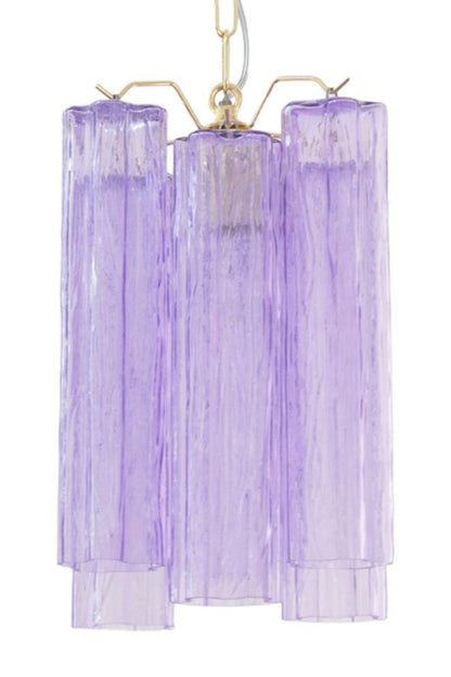 Italian Art Style Purple Tronchi Chandelier - view 14 | morylighting
