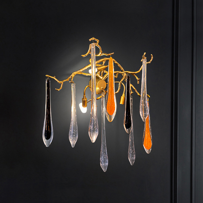 Agnes Branch Crystal Wall Sconce - Ineffable Lighting