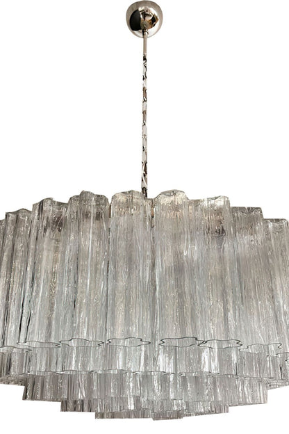Handcrafted Art Crystal Tube Ceiling Light - view 11 | morylighting