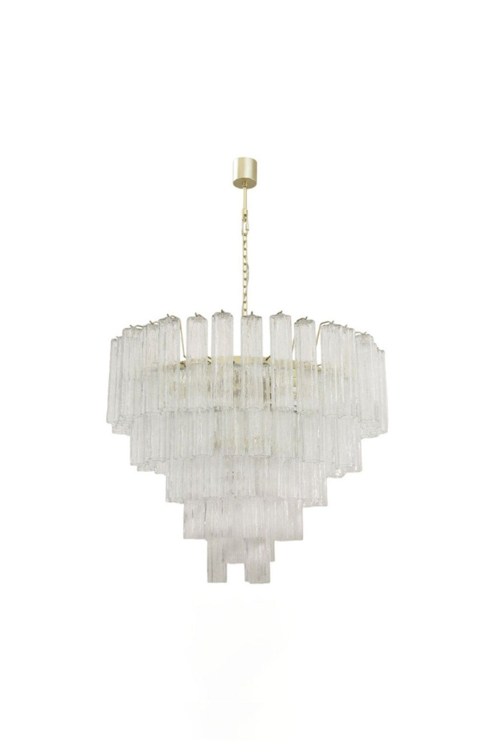 1990s Tronchi Art Glass Cascade Chandelier | morylighting