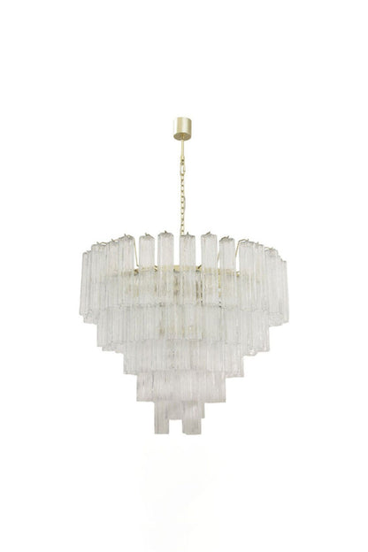 1990s Tronchi Art Glass Cascade Chandelier | morylighting