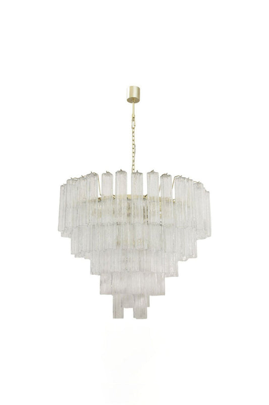 1990s Tronchi Art Glass Cascade Chandelier | morylighting