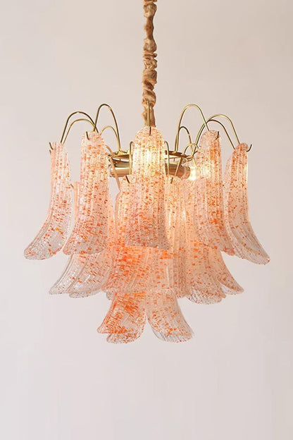 Mazzega Art colorful glass chandelier - view 5 | morylighting