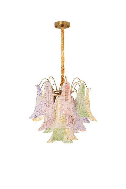 Mazzega Art colorful glass chandelier | morylighting