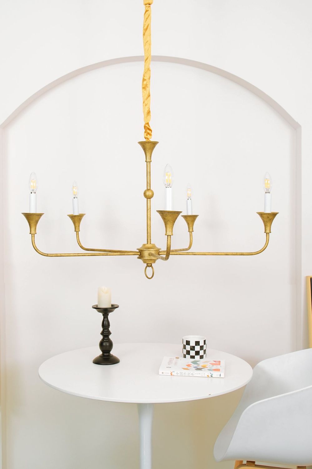 Rustic Vintage Cecil Chandelier - view 3 | morylighting